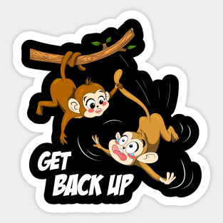 Get Back Up Sticker
